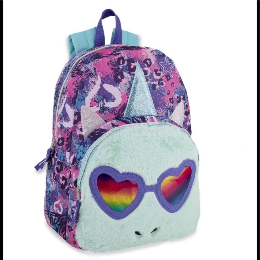Unicorn Fur-Detail Backpack